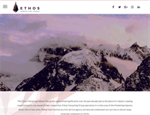 Tablet Screenshot of ethosconsultinggroup.com